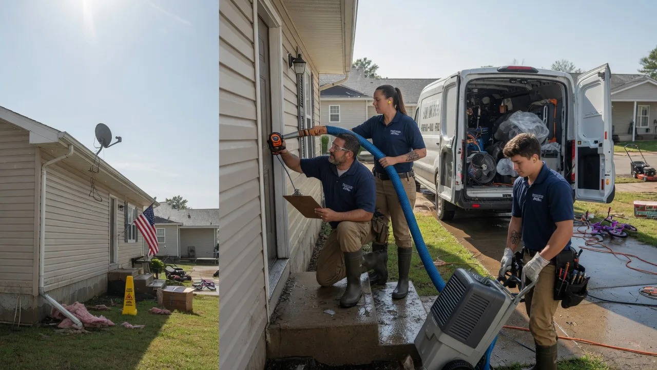 Ceiling Water Damage Restoration in Preston, MS near me